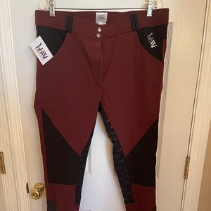 HaHaWhatever breeches 38R riding pants NWT
